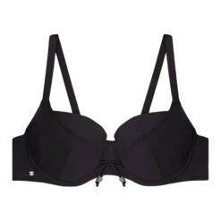 Haut De Maillot Avec Armatures Noir Porto Vecchio